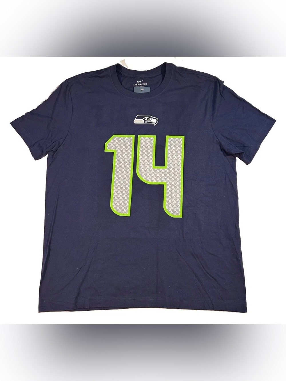 NWT NIKE Seattle Seahawks DK Metcalf #14 T-Shirt Tee Blue Mens XL Football